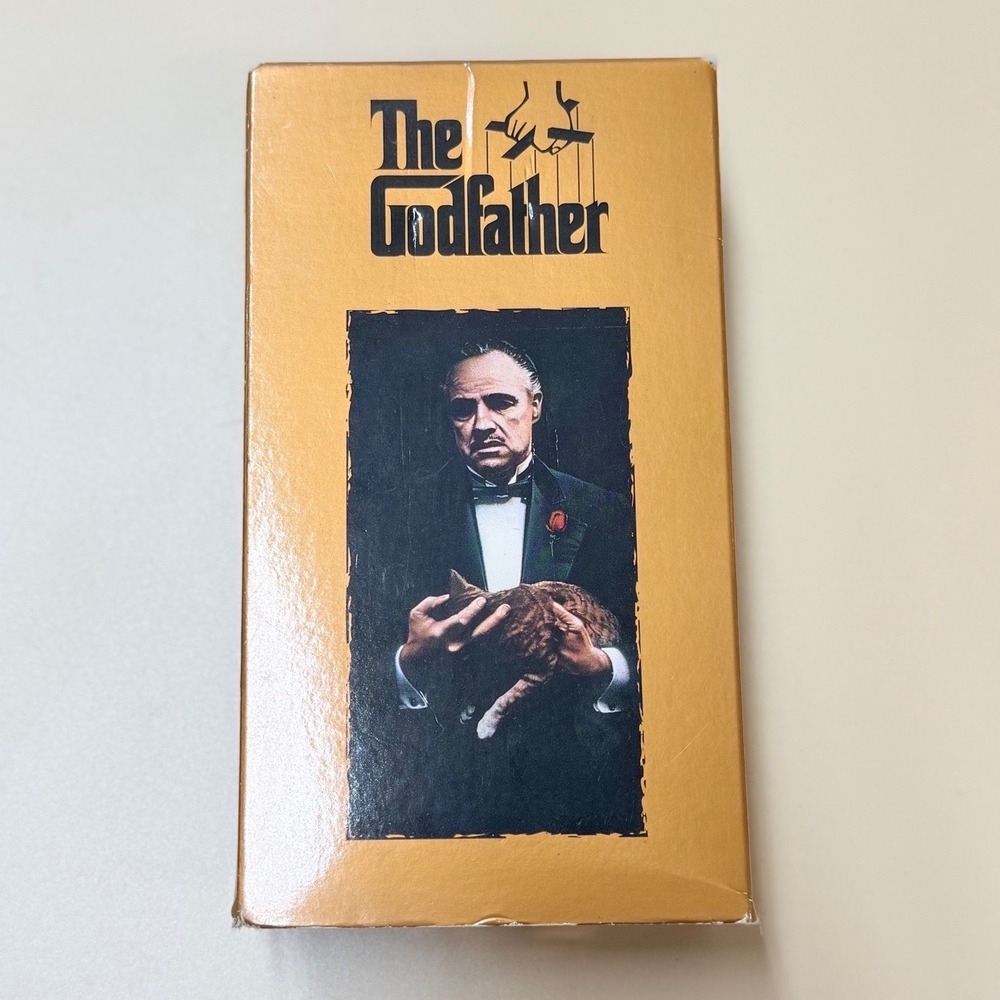 The Godfather VHS Cassette Tape 1997 Marlon Brando Al Pacino Paramount Movie